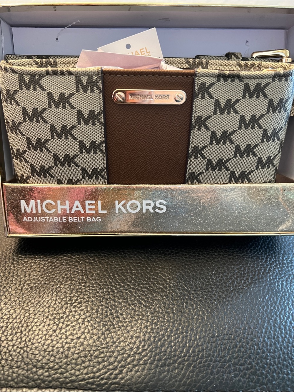 MICHAEL KORS NWT SIGNATURE ADJUSTABLE BELT BAG